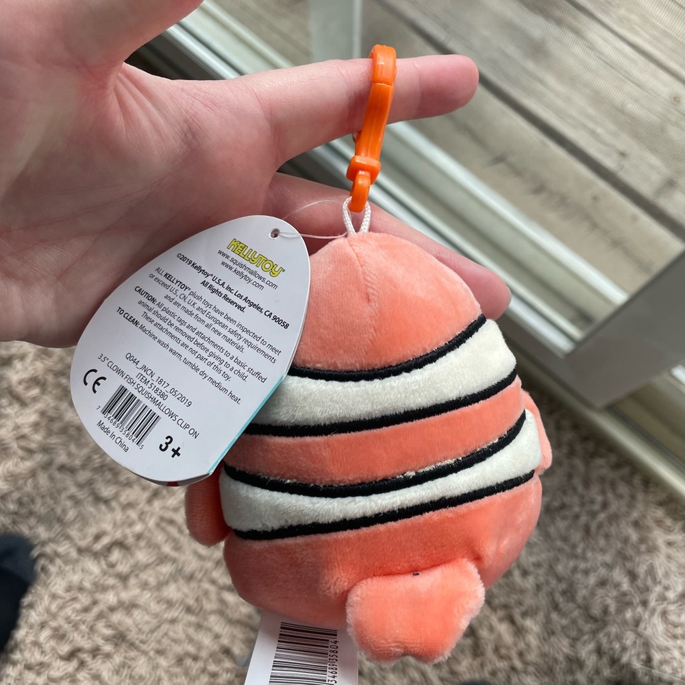 NWT Ricky squishmallow clip - Picture 2 of 2